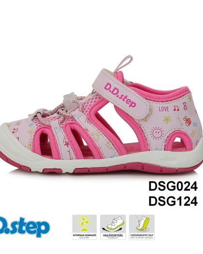 Sandáliky dievča DSG024-G065-41329D DDstep