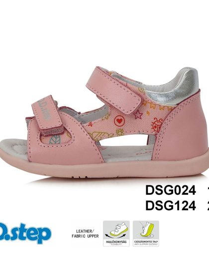 Sandálky dievča DSG024-G075-41658E DDstep