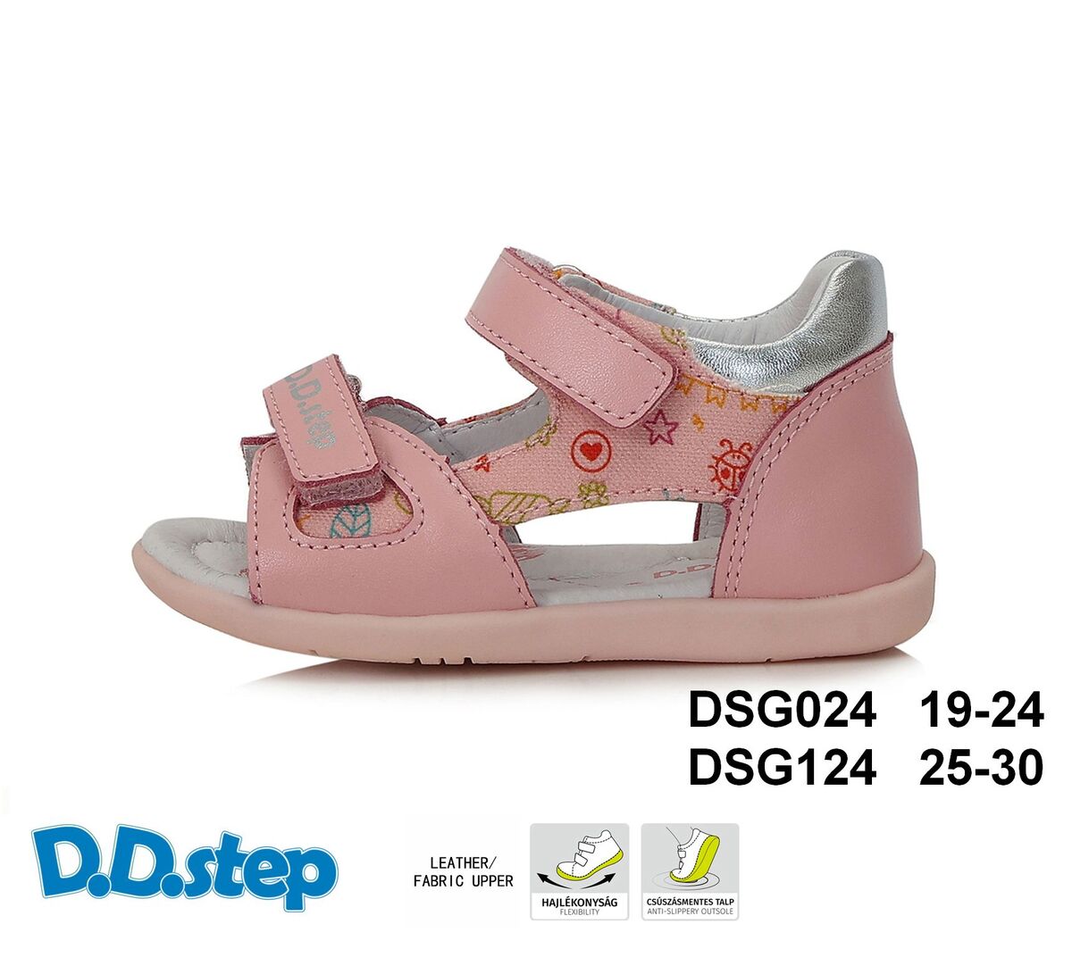 Sandálky dievča DSG024-G075-41658E DDstep