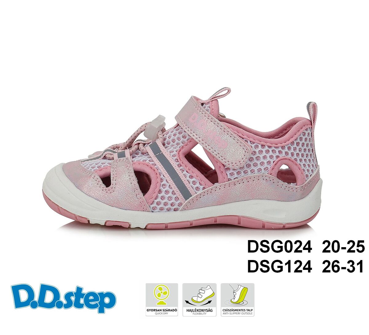 Sandálky dievča DSG124-G065-41453E DDstep