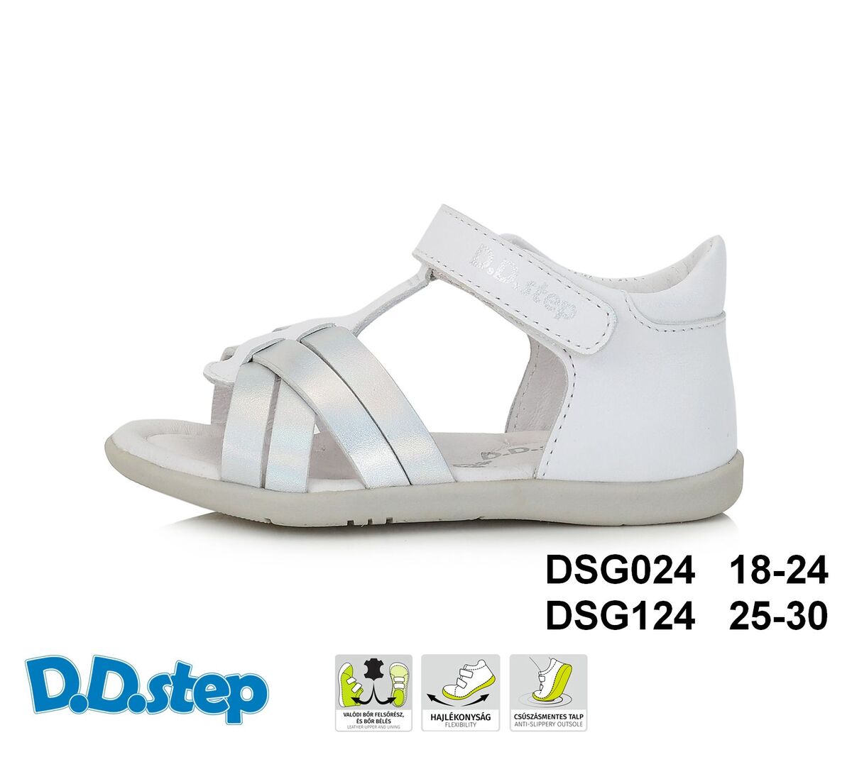 Sandálky dievča DSG124-G075-41955B DDstep