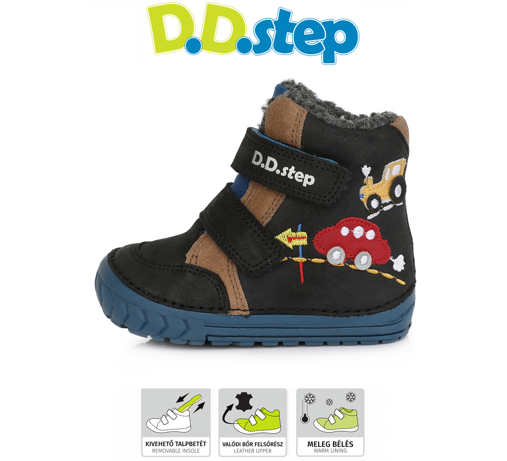 Zimné topánky chlapec DVB021-W029-645A DDstep