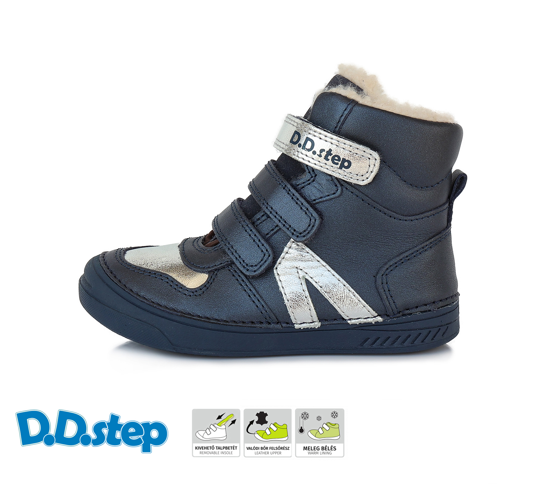 Zimné topánky dievča DVG122-W040-893D DDstep
