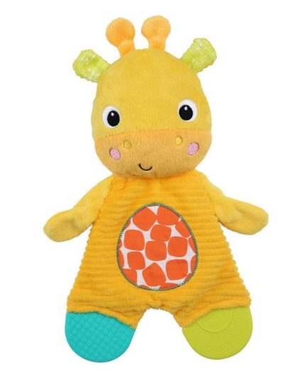 Hračka - hryzačka Snuggle&Teethe žirafa 0m+ BRIGHT STARTS