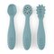 Set 3ks silikónových tréningových lyžičiek Take&Match frosted sky PETITE&MARS – Obrázok 3
